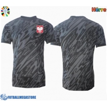 Fotballdrakt Herre Polen Keeper Bortedrakt EM 2024 Kortermet